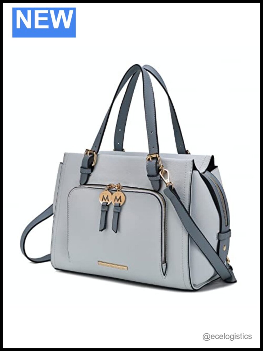 PU Leather Satchel Handbag Slouchy Shoulder Bag Top Handle Women's Purse